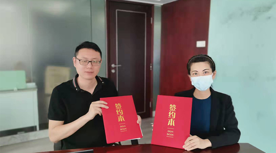 祝賀！金環(huán)電器與寧波某品牌電商客戶(hù)再次合作，簽約成功！